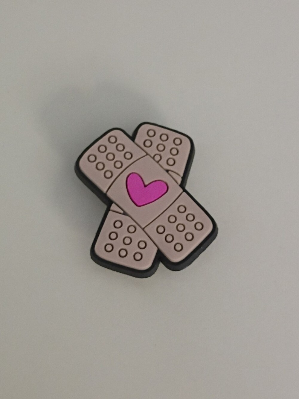 10 for $10 Jibbitz Croc Charm - Medical Patient Bandaids Pink Heart Nurse Doctor